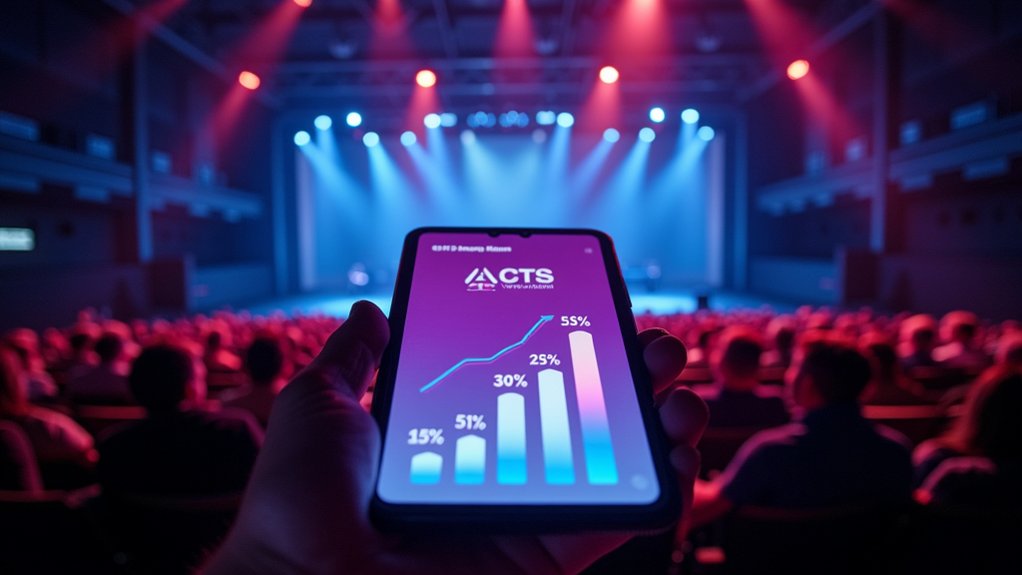 ticketing success slow growth