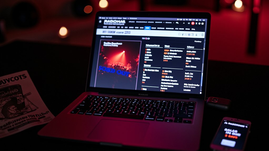 radiohead tickets leaked online
