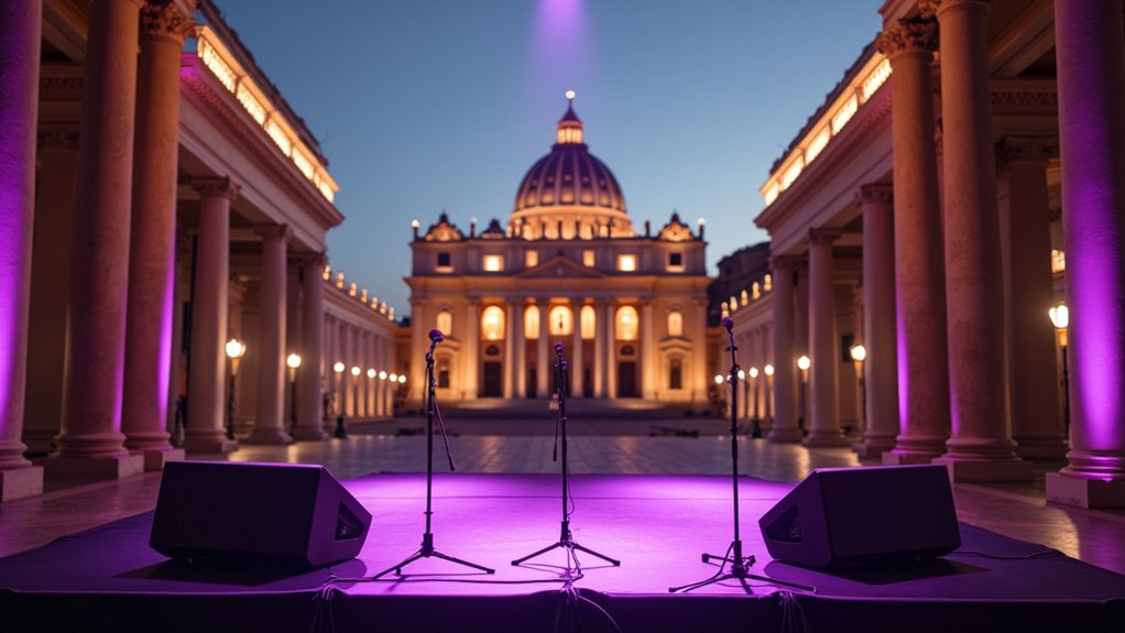 rappers perform at vatican