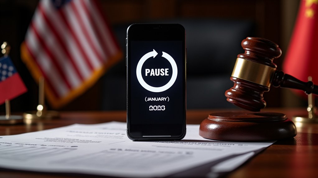 tiktok ban suspended 2025