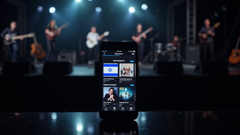 artists boycott israeli streams
