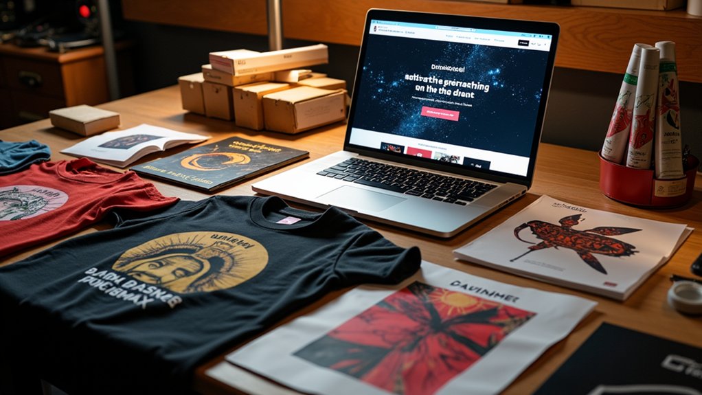 artists sell merch directly