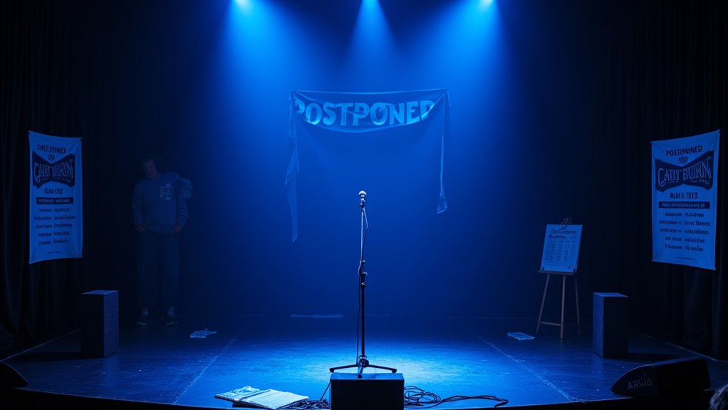 cat burns cancels tour