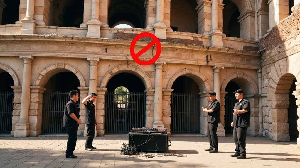 colosseum rave is prohibited