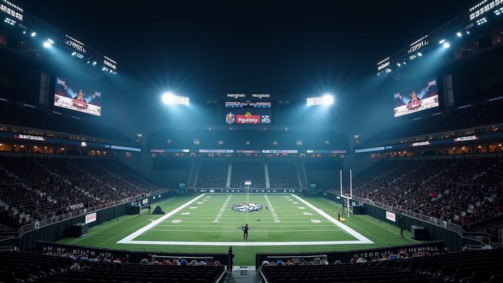 music and football collide