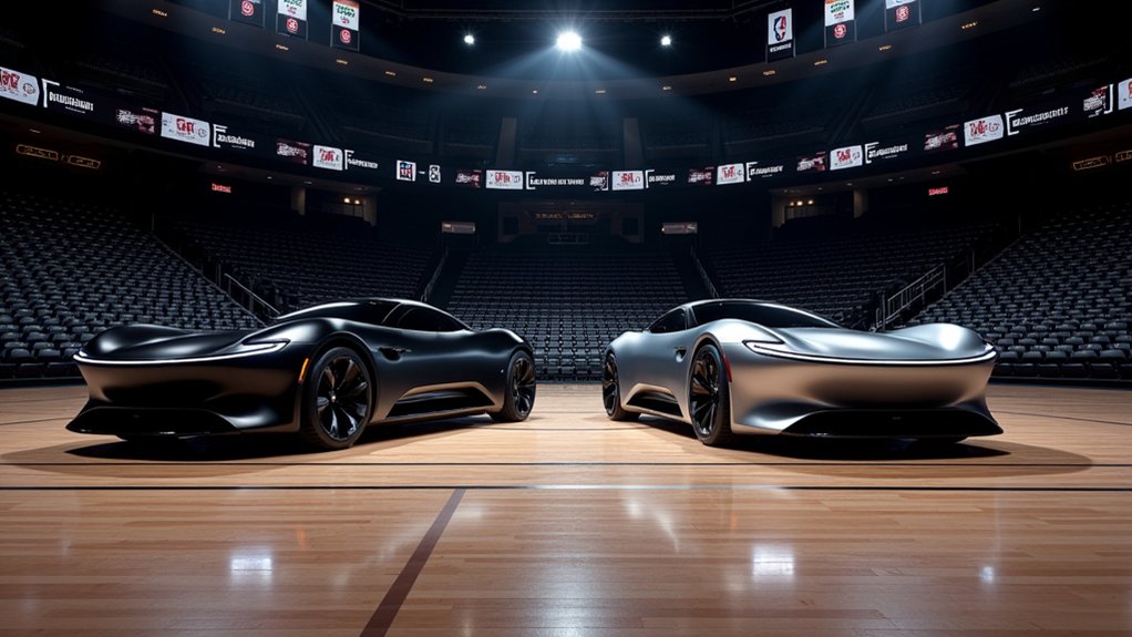 nba stars promote electric luxury