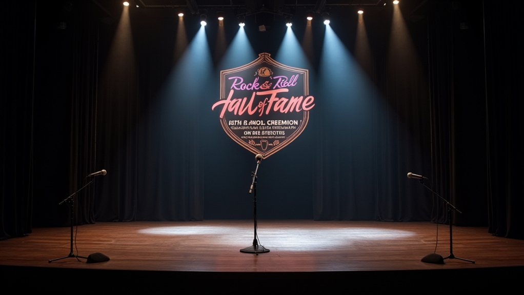 star studded rock hall induction